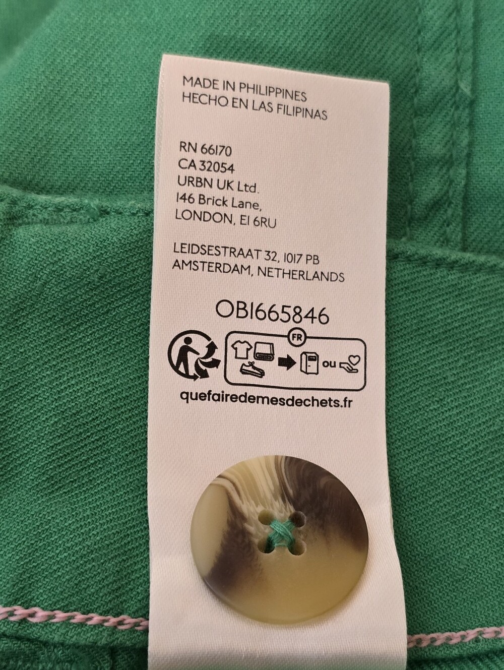 Maeve Colette European Linen Stretch High-Rise Wide-Leg Pants 28 Green - Picture 6 of 14